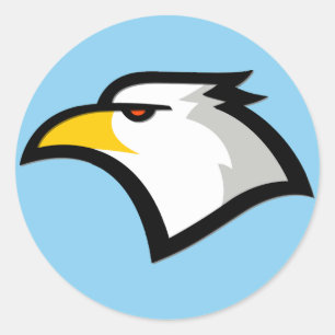 Baby Blue Eagle Classic Round Sticker