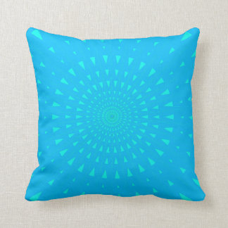 baby blue energy burst accent pillow
