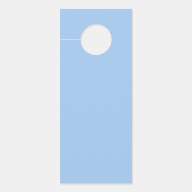 Baby blue eyes (solid colour)  door hanger (Front)