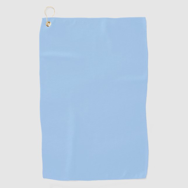 Baby blue eyes (solid colour)  golf towel (Front)
