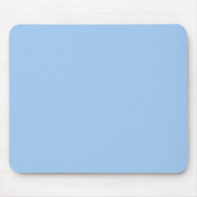 Baby blue eyes (solid colour)  mouse mat (Front)