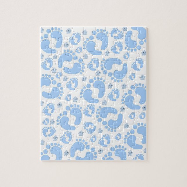 Baby Blue Feet Elephant Jigsaw Puzzle (Vertical)