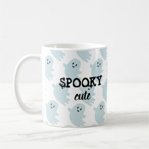 Baby Blue Ghost Halloween Spooky Cute Coffee Mug