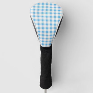Baby Blue Gingham Golf Head Cover