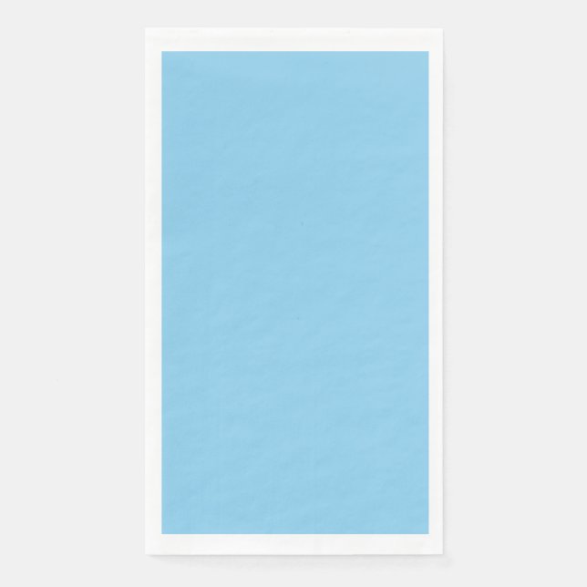 Baby Blue Guest Paper Napkin (Front)