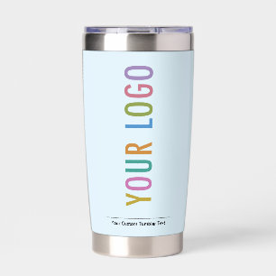 Baby Blue Insulated Tumbler Custom Logo Branded