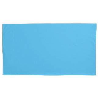 Baby Blue King Size Pillow Case Pair