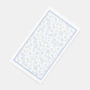 Baby blue Leopard print Napkin
