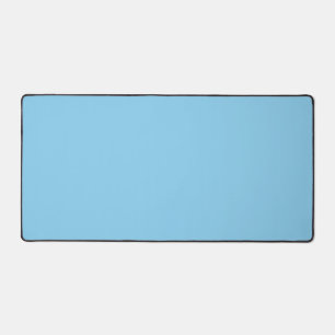 Baby Blue, Light Blue, solid, plain Blue,  Desk Mat