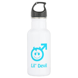 Baby Blue Lil Devil Male Symbol 532 Ml Water Bottle