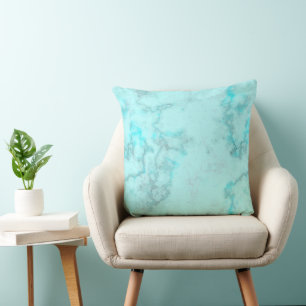 Baby Blue Marble Cushion