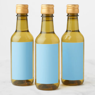 Baby Blue Mini Wine Label