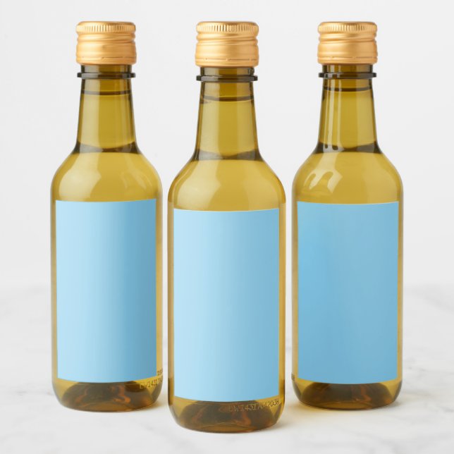 Baby Blue Mini Wine Label (Bottles)