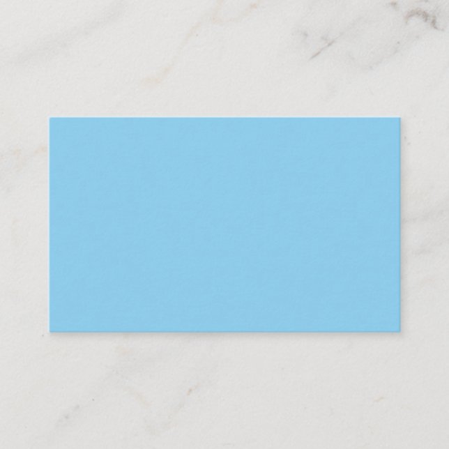 Baby Blue Oceania Business Card (Front)