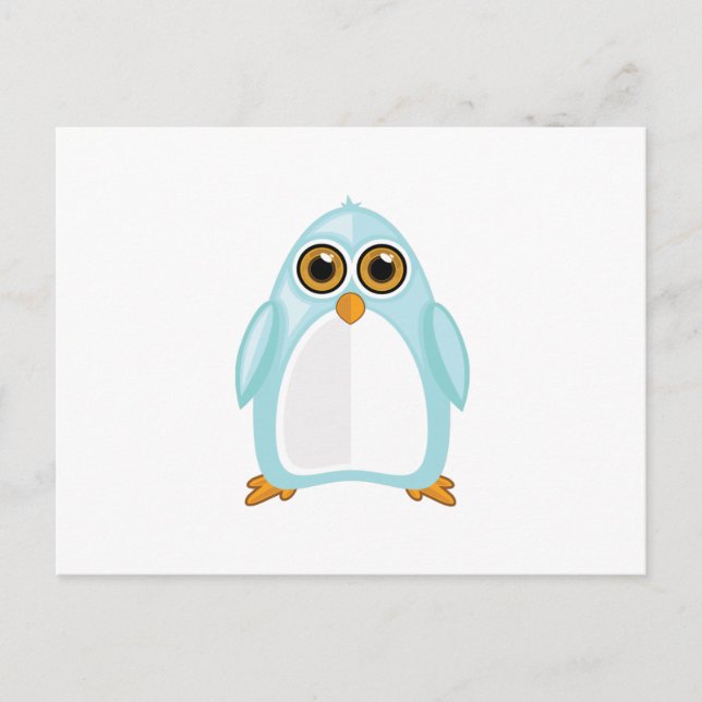 Baby Blue Penguin Postcard (Front)