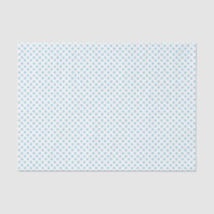 Baby Blue Polka Dot Tissue Paper