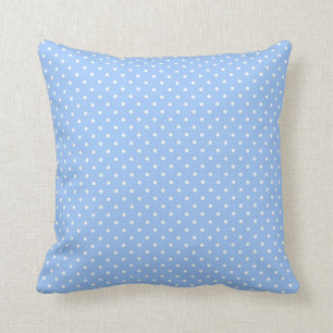 Baby Blue Polka Dots Cushion