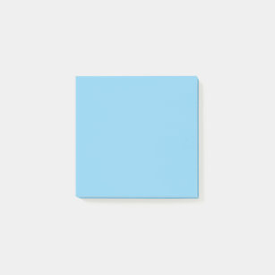 Light Baby Blue Post it Notes Sticky Notes Zazzle UK