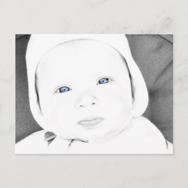 Baby Blue Postcard (Front)