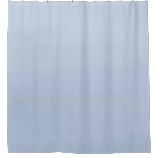 Baby Blue Premium Polyester Shower Curtain Liner (Front)