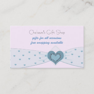 Baby Blue Ribbon Boutique Business Card