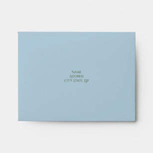 Baby Blue RSVP Envelope