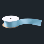 Baby Blue Sky Solid Colour Satin Ribbon<br><div class="desc">Gift Giving Package Satin Ribbon printed with Baby Blue Sky Solid Colour graphic art design illustration and select products collection by TheFabricSeal print on demand shop at Zazzle.com #ZazzleMade https://www.zazzle.com/store/thefabricseal TheFabricSeal©️Original. Baby blue is a lighter blue hue tone plus a bit of white. It's actually a gradient. It's a pastel...</div>