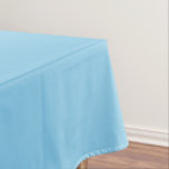 Baby Blue Sky Solid Colour Tablecloth<br><div class="desc">Tablecloth tabletop cover and decorative home furnishing decor accessory printed with Baby Blue Sky Solid Colour graphic art design illustration and select products collection by TheFabricSeal print on demand shop at Zazzle.com #ZazzleMade https://www.zazzle.com/store/thefabricseal TheFabricSeal©️Original. Baby blue is a lighter blue hue tone plus a bit of white. It's actually a...</div>