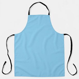 Baby blue (solid color) apron