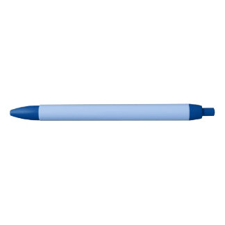 baby blue solid colour black ink pen