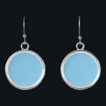 Baby Blue Solid Colour | Classic | Elegant Earrings<br><div class="desc">Baby Blue Solid Colour | Classic | Elegant | Trendy | Stylish | Gift</div>
