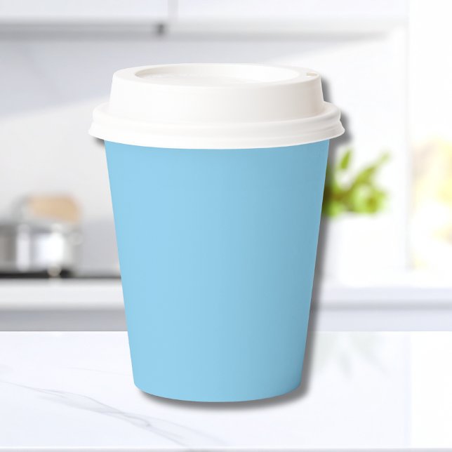Baby Blue Solid Colour | Classic  Paper Cups (Creator Uploaded)