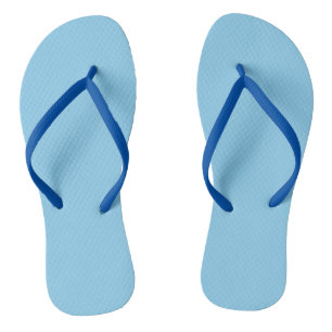Baby Blue Solid Colour Flip Flops