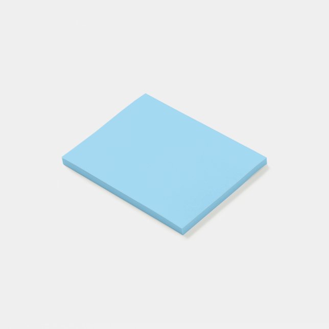 Baby blue  (solid colour) post-it notes (Angled)