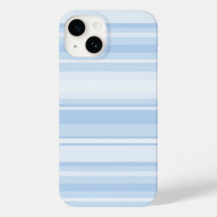 Baby blue stripes Case-Mate iPhone 14 case