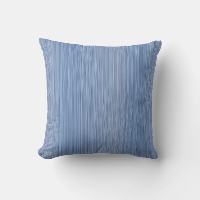Baby Blue Stripes Cushion (Front)