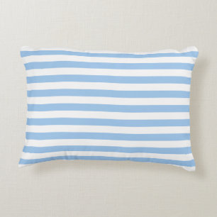 Baby Blue Stripes Decorative Cushion