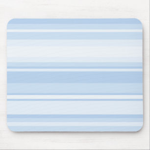 Baby blue stripes mouse mat