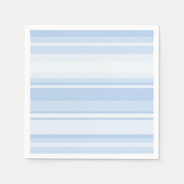 Baby blue stripes napkin (Front)