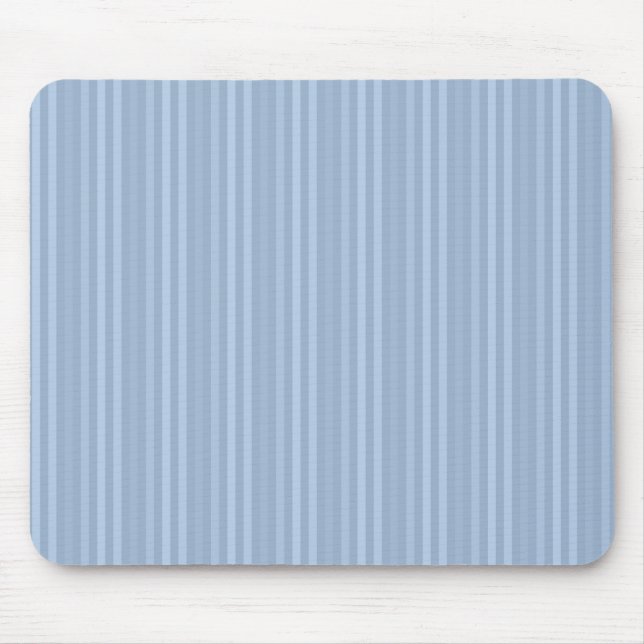 Baby Blue Stripes Pattern Vertical Stripes Mouse Mat (Front)