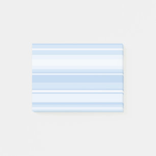 Baby blue stripes post-it notes