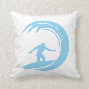 Baby Blue Surfing Cushion