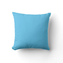 Baby Blue Throw Pillow 16" x 16"