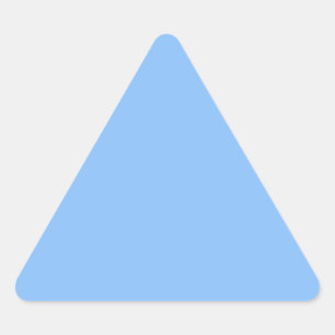 Baby Blue Triangle Sticker