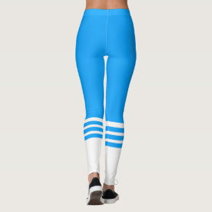 Baby Blue Tube Sock Leggings
