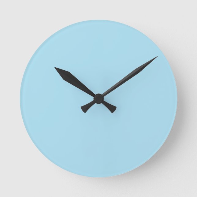 Baby Blue Wall Clock (Front)