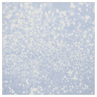 Baby blue white elegant faux glitter pattern fabric
