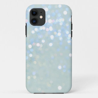 Baby Blue/White Glitter iPhone 5 Cover
