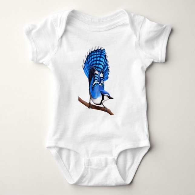 Baby BlueJay Bird Shirt (Front)
