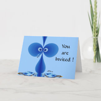 Baby Bo oby Bird Blue Birthday Card